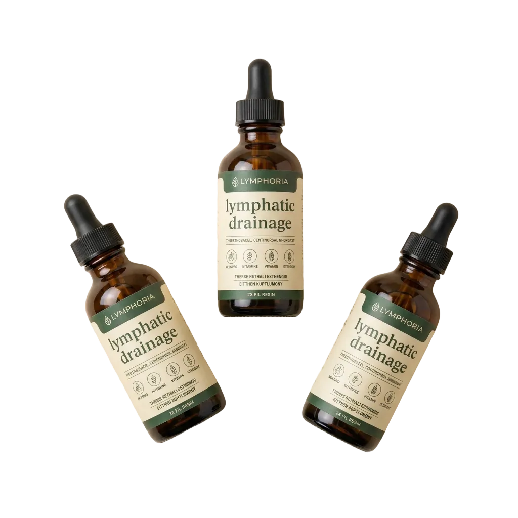 Lymphoria lymphatic drainage bottles